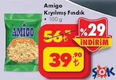 AMİGO KIYILMIŞ FINDIK 100 G